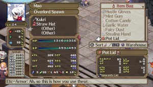 Disgaea 3 Menus