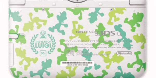 Luigi themed Nintendo 3DS XL